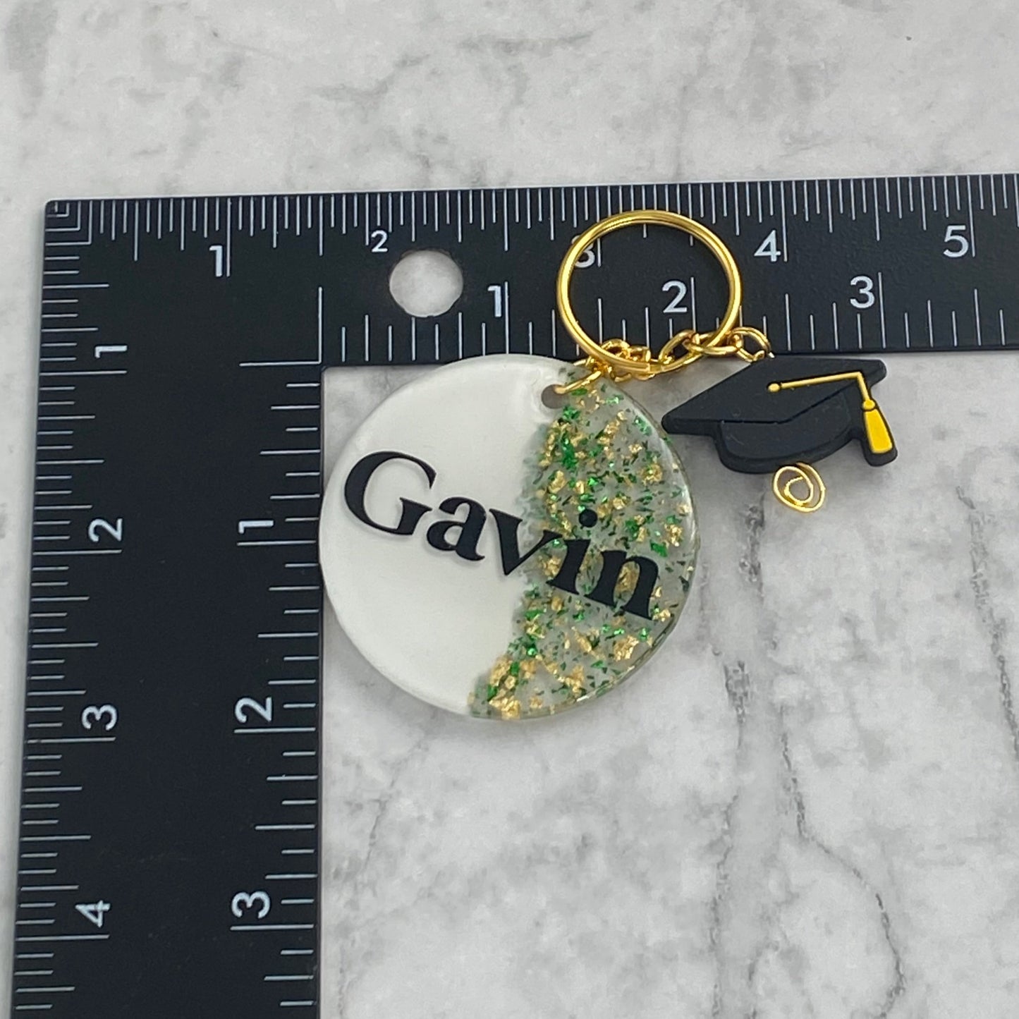 Measurement of Class of.. Custom Resin Keychain