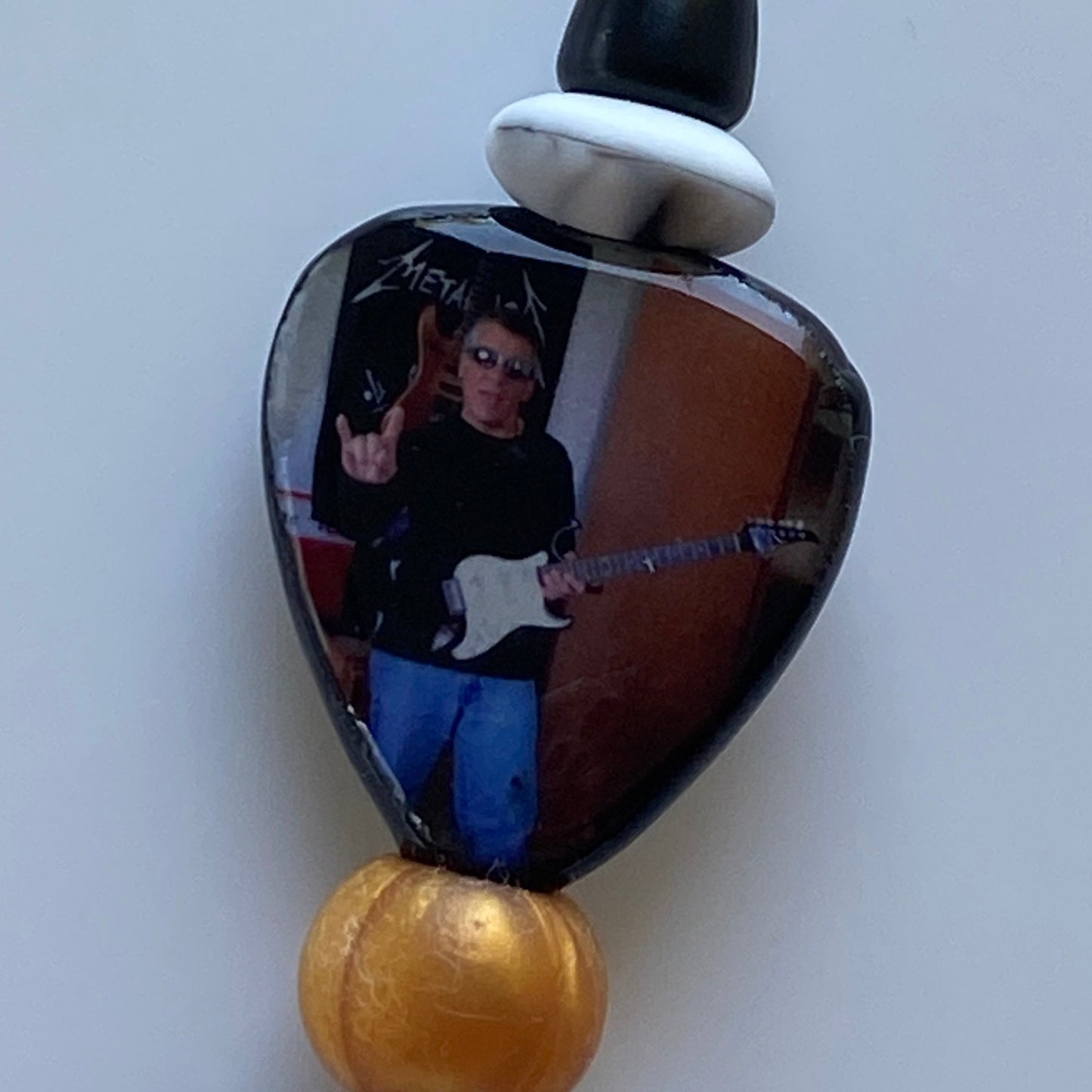 Close-up of Custom bead